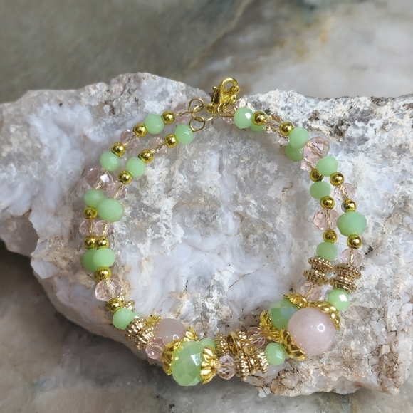 Jewelry - Spring Pastel Beaded Bracelet